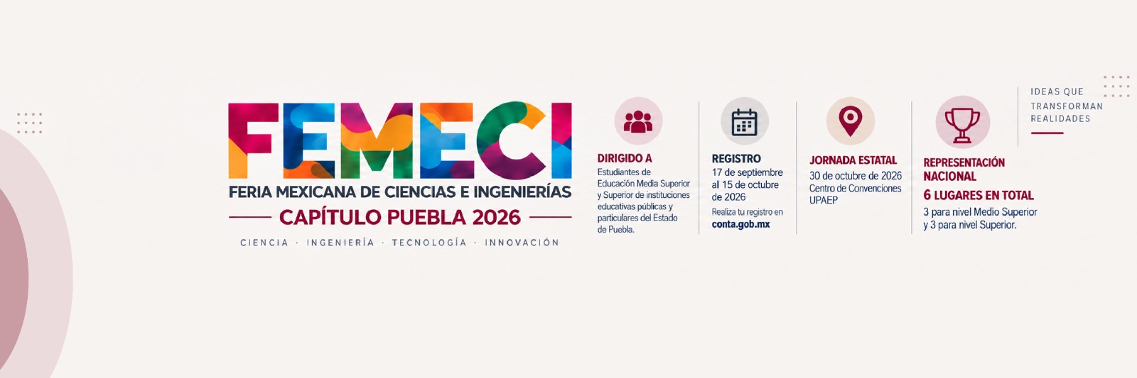 Feria Mexicana de Ciencias e Ingenierías, Capítulo Puebla 2026 (FEMECI-PUEBLA 2026)